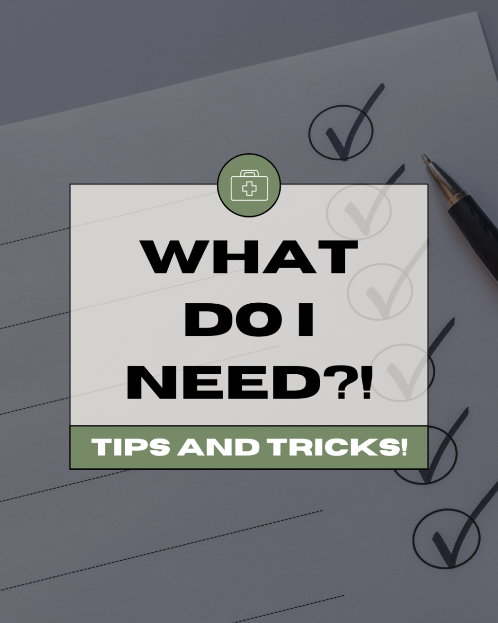 Tips and Tricks – What do I&nbsp;need?!